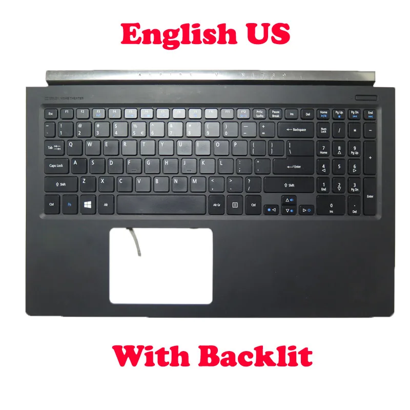 Clavier AZERTY Belge Pour Acer Aspire V3-372T - Blanc, Neuf Ouvert, Pièce 6B.G7AN1.004