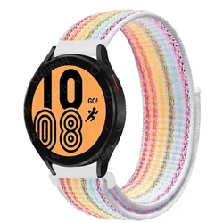 Breathable Nylon Sport Loop Band - 20mm/22mm Strap - 22 mm watch band (19 Colorful)