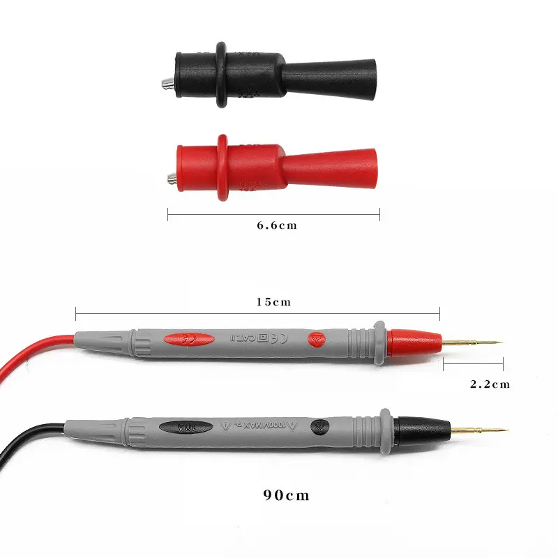 1000V 20A 10A Universal Digital Multimeter Probe Test Leads For Multimeter Feelers Multimeter Wire Cable Pen Tip image 2