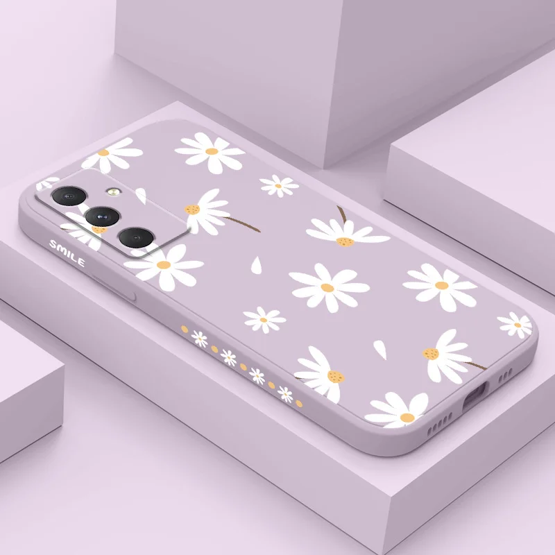 Charming Daisy Silicone Phone Case Cover