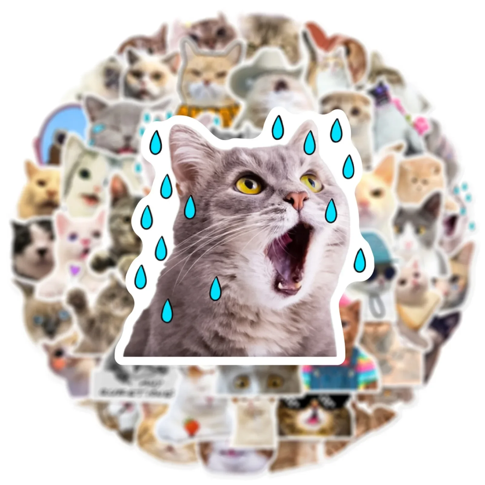 Рисунок 3 - наклейки в виде кошек