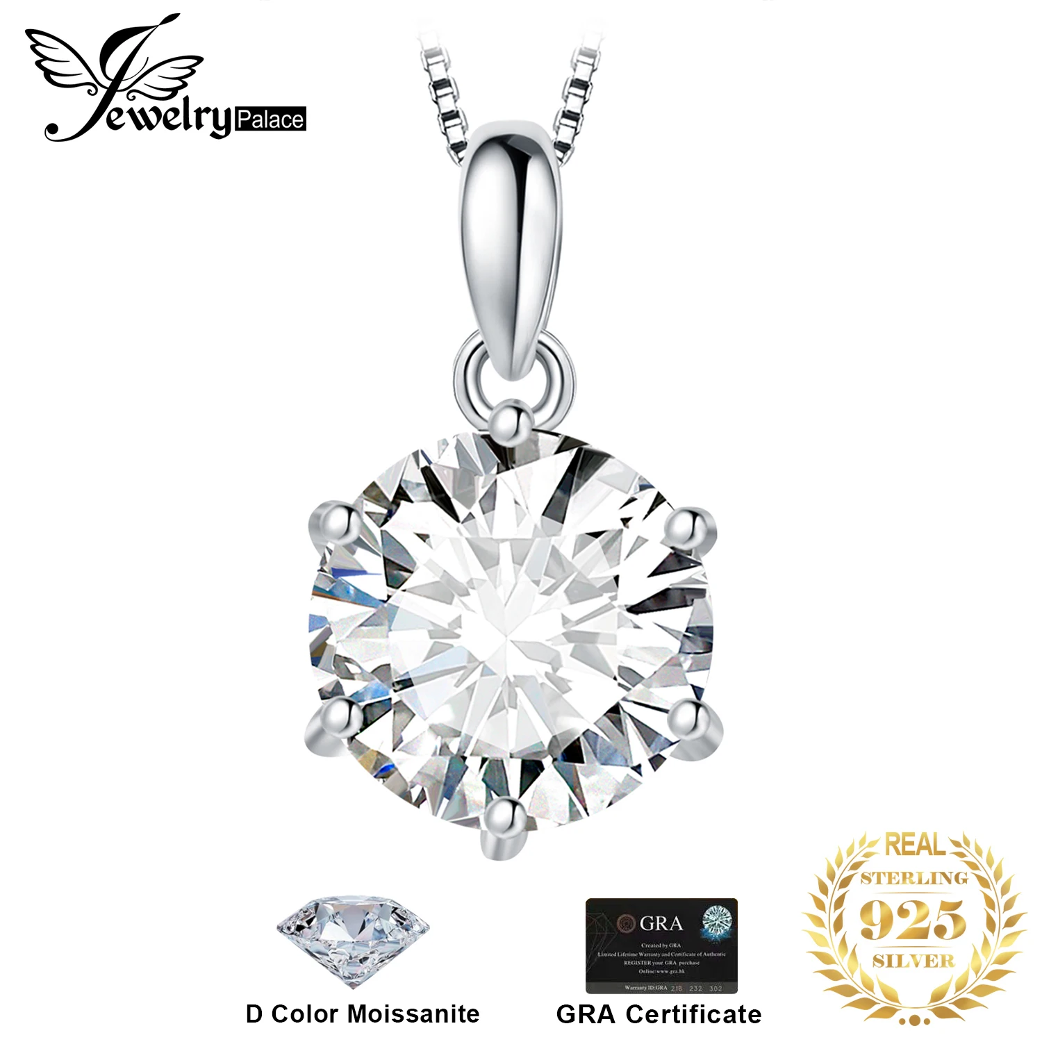 Catenina In Argento Sterling Placcato Rodio, Taglio Diamante 2.2 Mm - Varie Lunghezze Disponibili