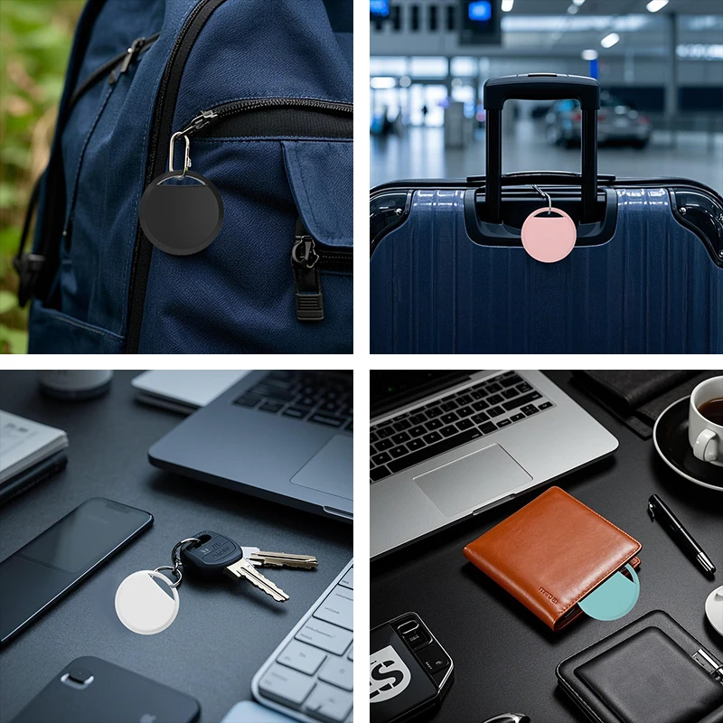 Smart Tag Bluetooth Trackers for Preventing Loss of Valuables (4-Pack)
