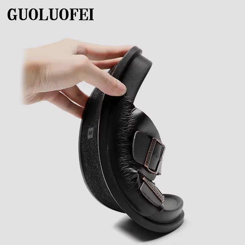 New fashion Men's Athletic Slide Adjustable Straps Comfort Sandal summer sandals men slippers outdoor beach casual shoes