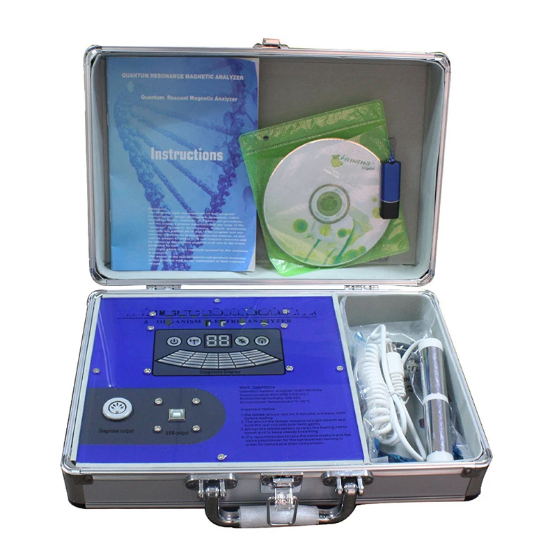 Health Analyzer Body Health Analyzer New Bioresonance Magnetic Quantum Analyzer Biofeedback Machine Professional Magnetic Resonance Body Analyzer Checking Set