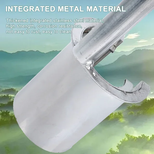 Portable Handheld Plant Fruit Tree Seedling Transplanter Barrel Transplanter Digging Hoes Seedlings Extractor Gardening Tool 6