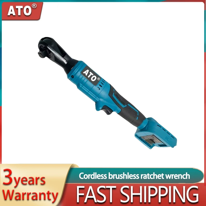 ATO High quality Cordless Ratchet Wrench Portable Electric Ratchet Impact Wrench 3/8