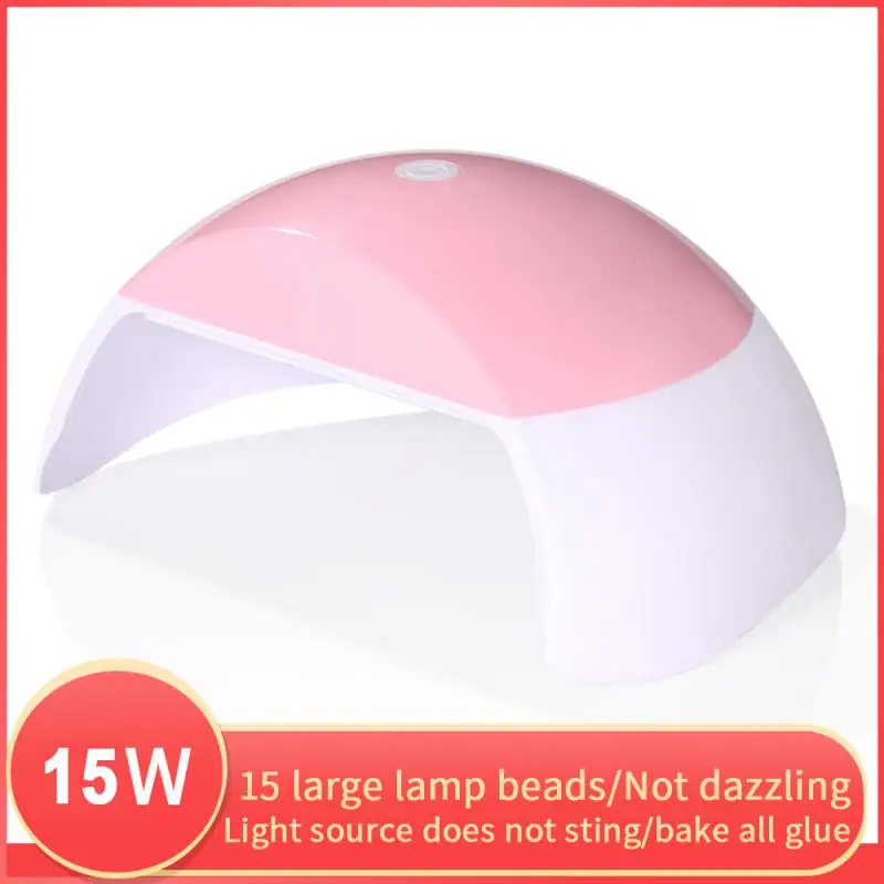 LED 램프 30W 네일 드라이어 기계, 휴대용 USB 케이블, 가정용 젤 광택제 건조 네일 램프, 60s, 120s 타이머, 스마트 매니큐어 도구