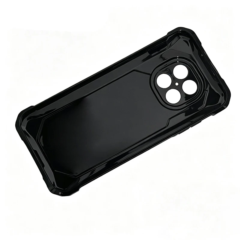Black Transparent Soft TPU Protective Phone Case