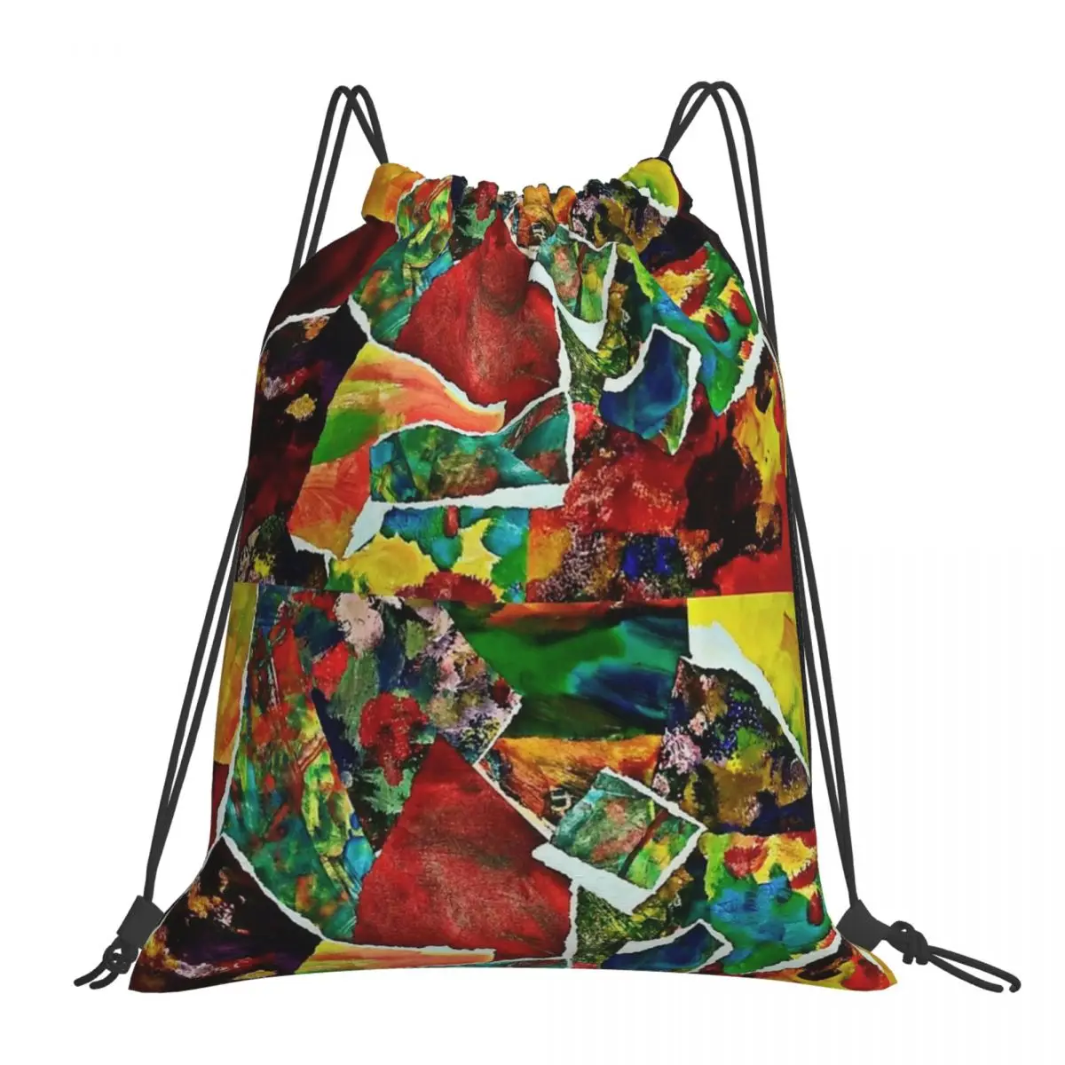 

Beautifully Torn Backpacks Fashion Portable Drawstring Bags Drawstring Bundle Pocket Sports Bag Book Bags For Travel Students
