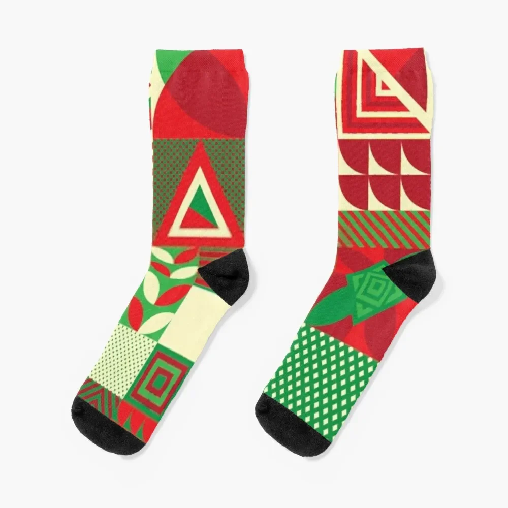 

Memphis Color Block Socks christmas stocking ankle Socks Ladies Men's