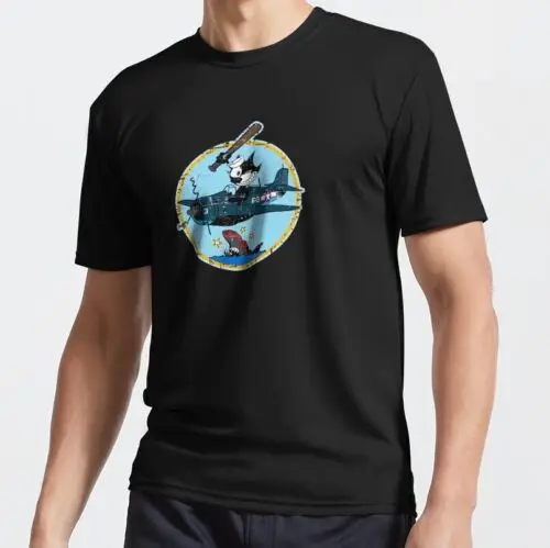 

USN VF-3 - GRUMMAN F4F футболка в стиле гранж