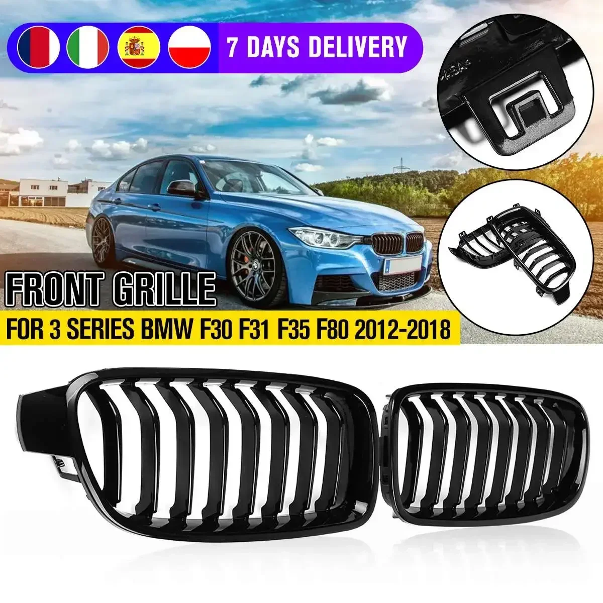 

Передняя решетка для BMW 3 Series F30 F31 F35 F80 2012 2013 2015-2014