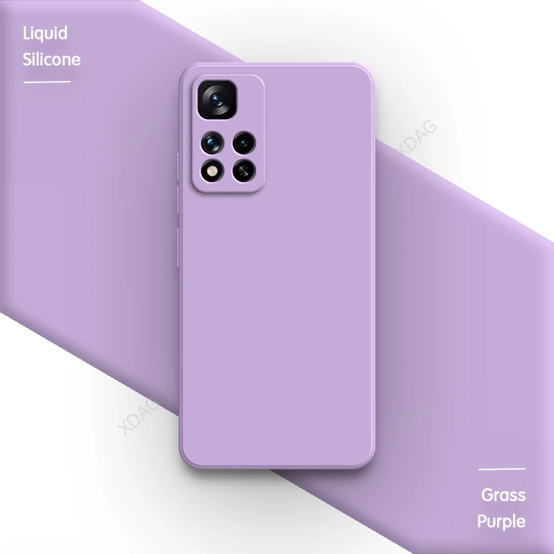 Liquid Silicone Original Basic Back Cover Phone Case