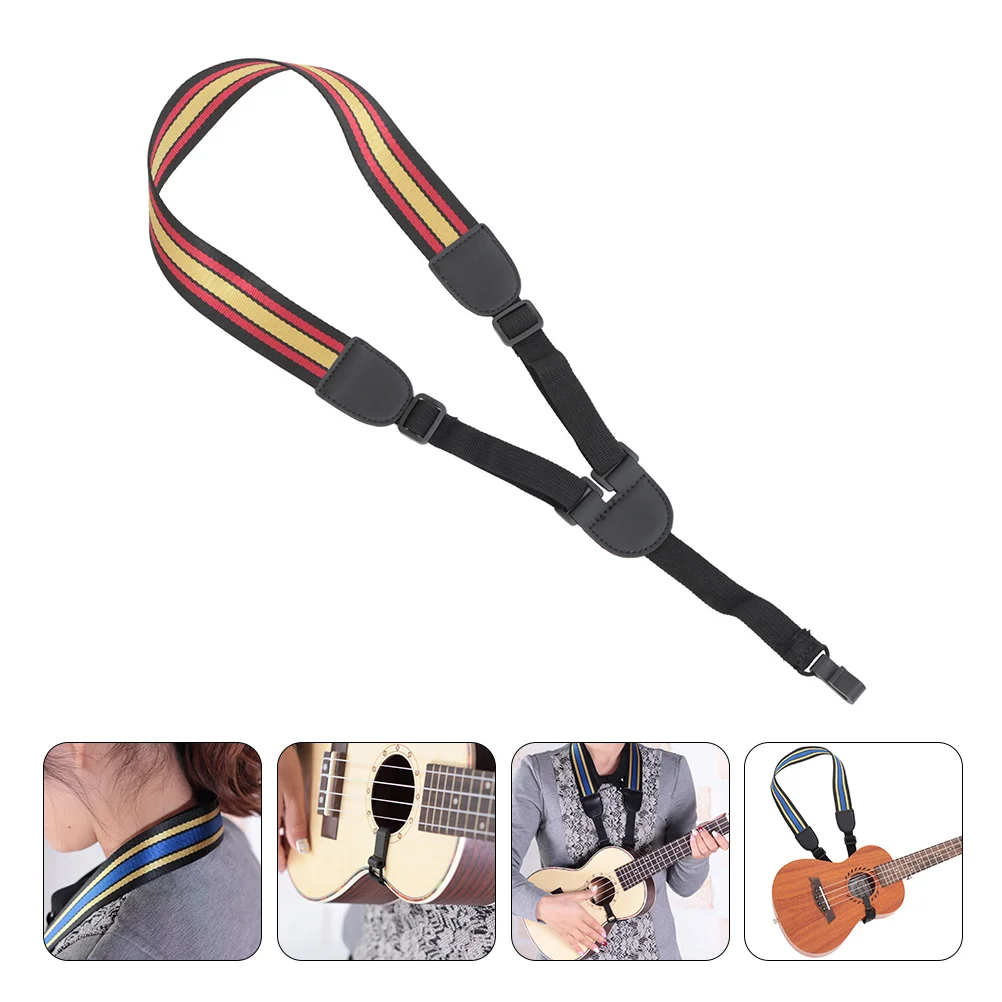 

Instrument Hook Strap Nylon Ukulele Adjustable Belt Guitar Accessories No Drill Neck