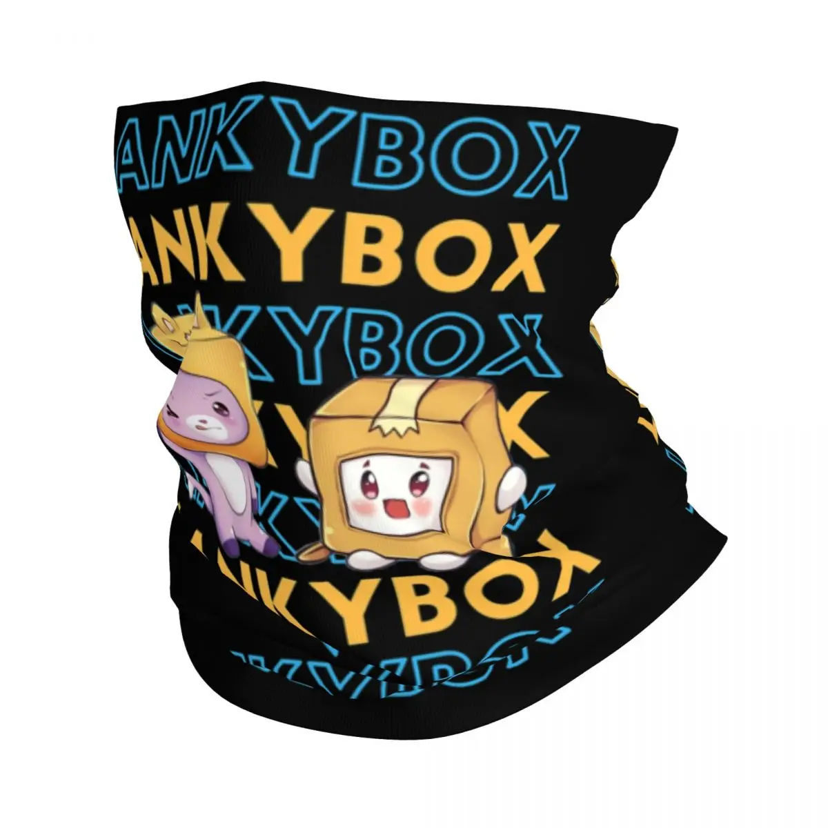 

Бандана Lankyboxs с мультипликационным ТВ-фильмом, шейный платок, гетры для лыжного спорта, кемпинга, мужской и женский шарф, обогреватель повязки на голову