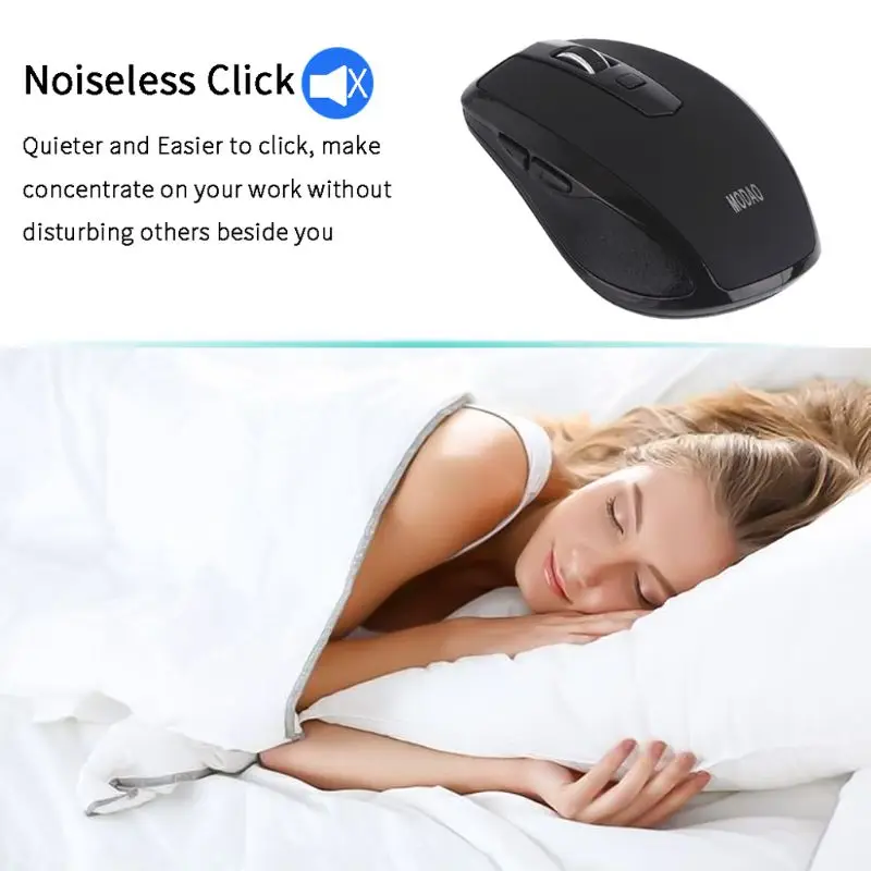 USB 장치용 2.4G 무선 전자 게임 마우스 1600DPI Office Mause Dropship
