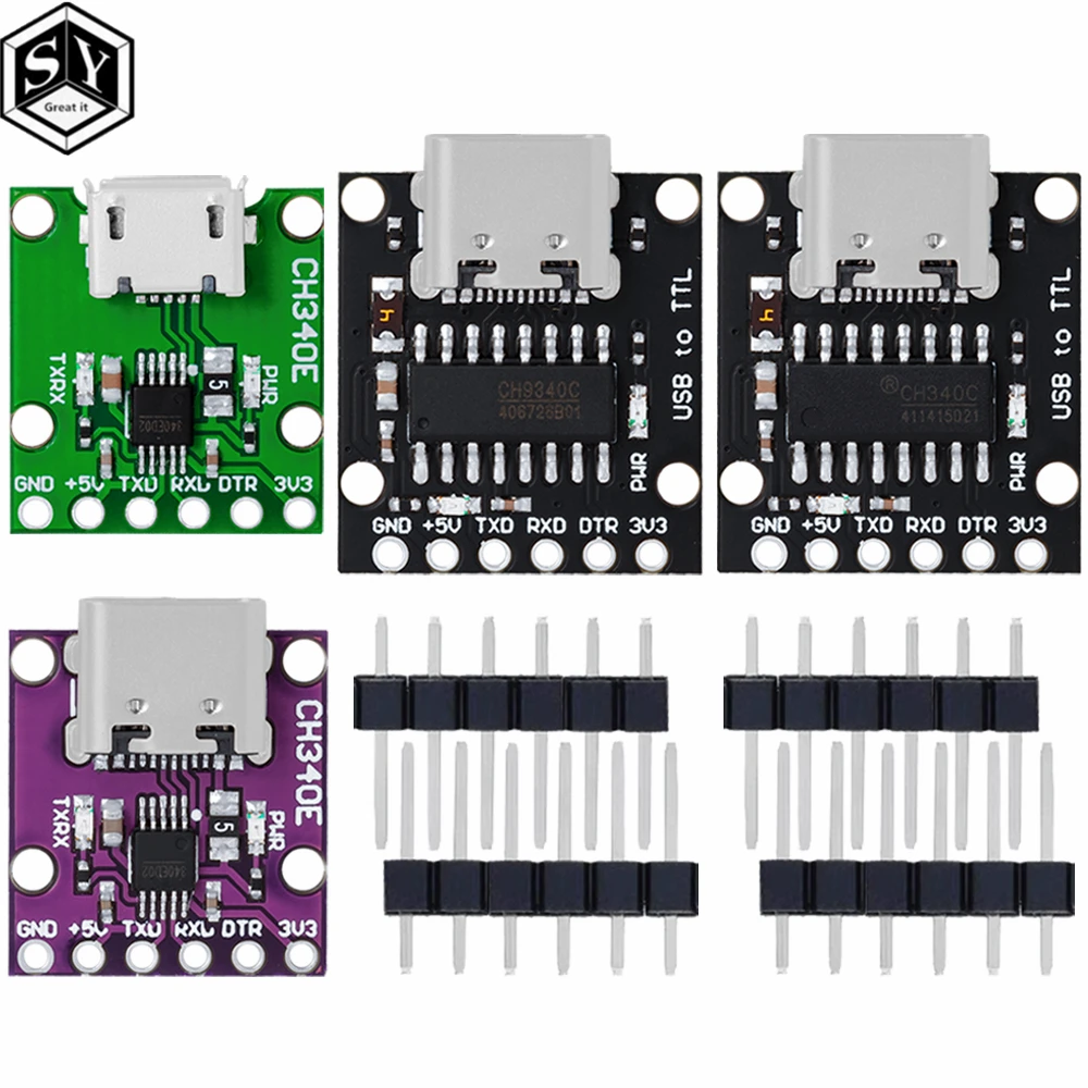 CH340N SOP8 USB to TTL module Pro Mini downloader replaces CH340G ...