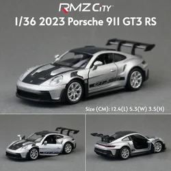 MAKEDA 1/36 Scale Diecast Alloy Sports - Car Replica Toy (2023 Silvery)