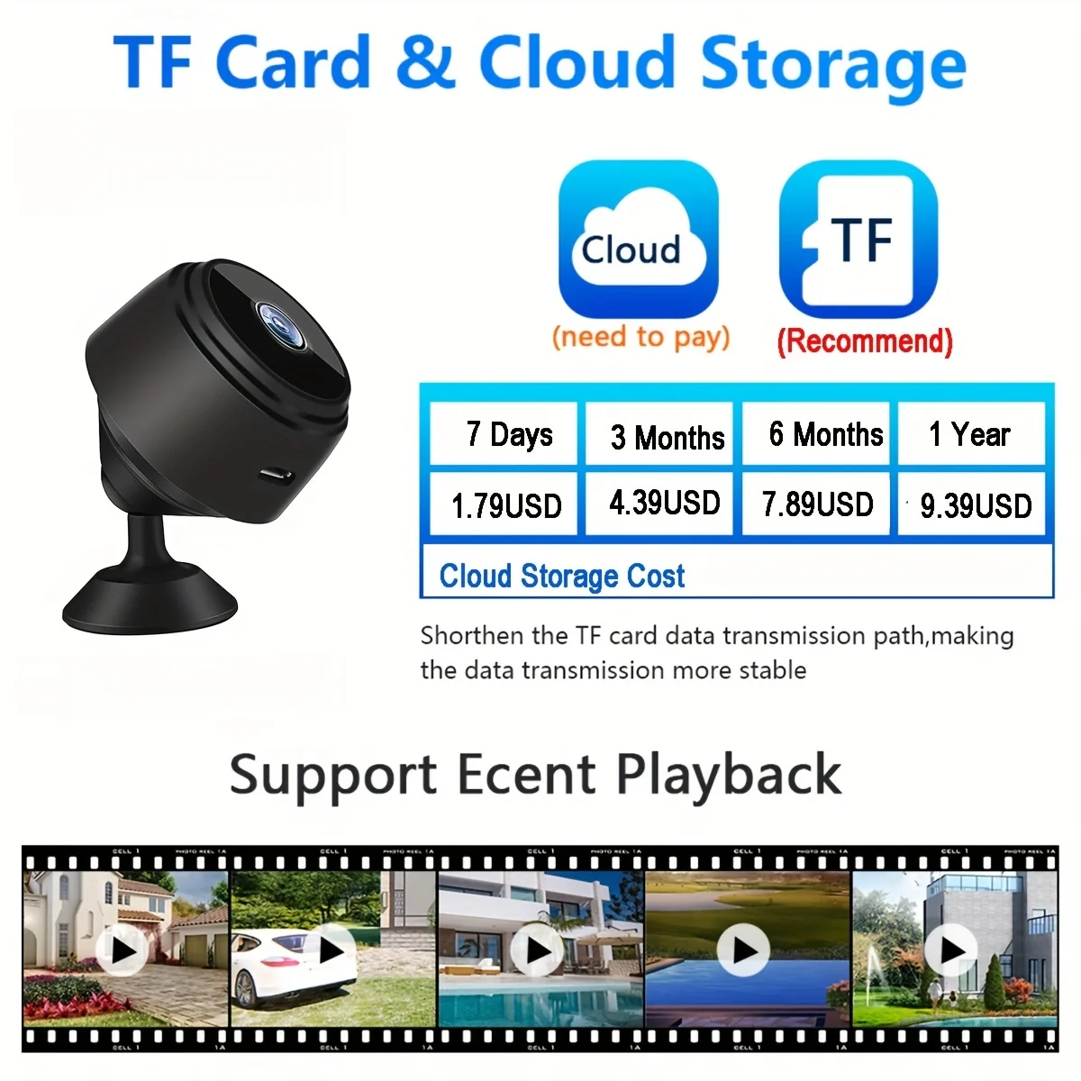Regaton Wireless WiFi Camera A9 Mini Video Recorder Camera Security Monitoring Camera Intelligent Home Security For Infants 5