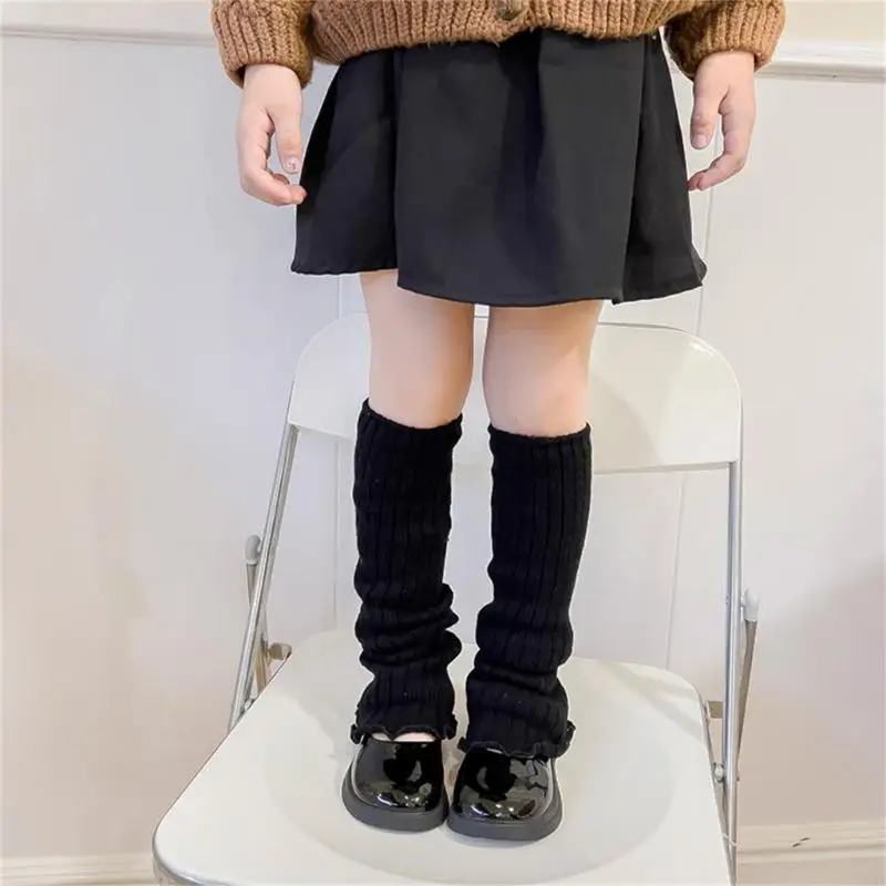 Knee Socks Breathable Fashion Long Loose Socks Calf Stockings for Girl Students 3-10 Year