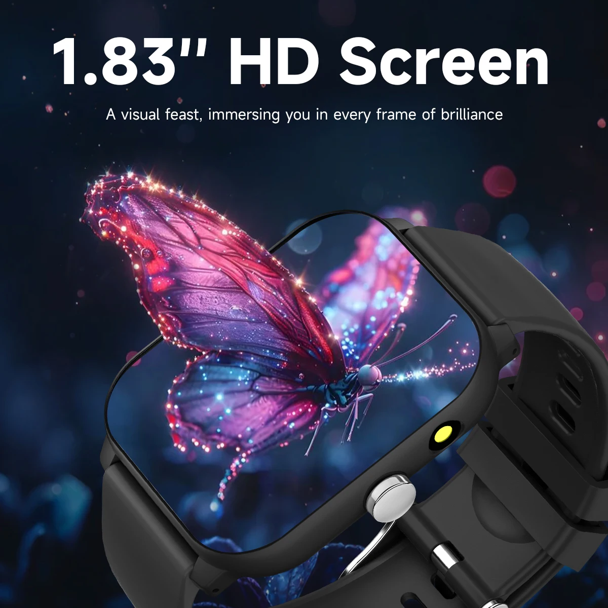 Smartwatch With Wireless Calling, Music Player And Flashlight_voghion.com