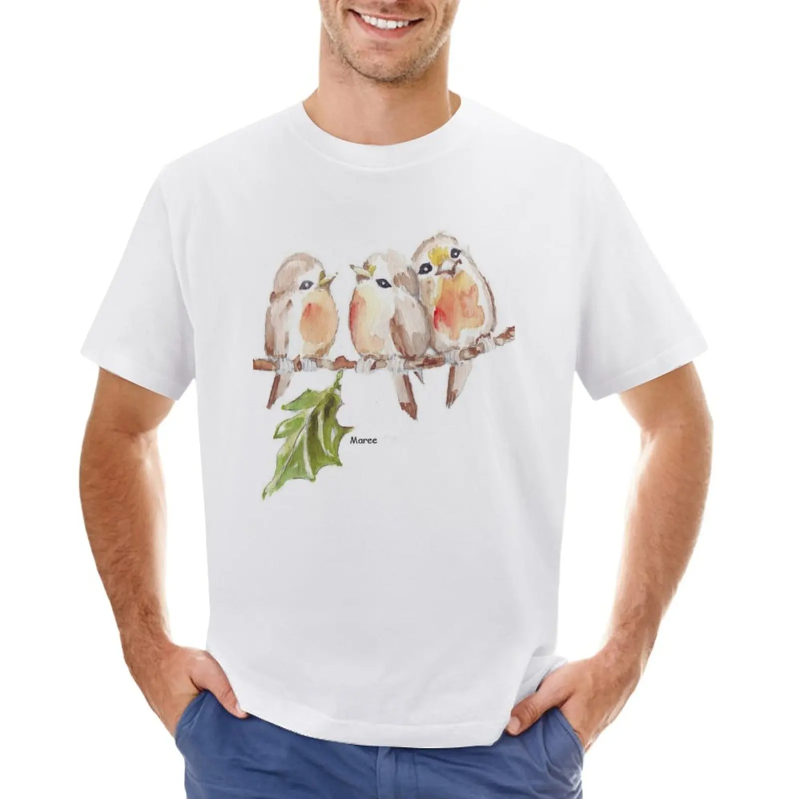 

Three Little birds  T-Shirt new edition quick drying oversized t shirts for men