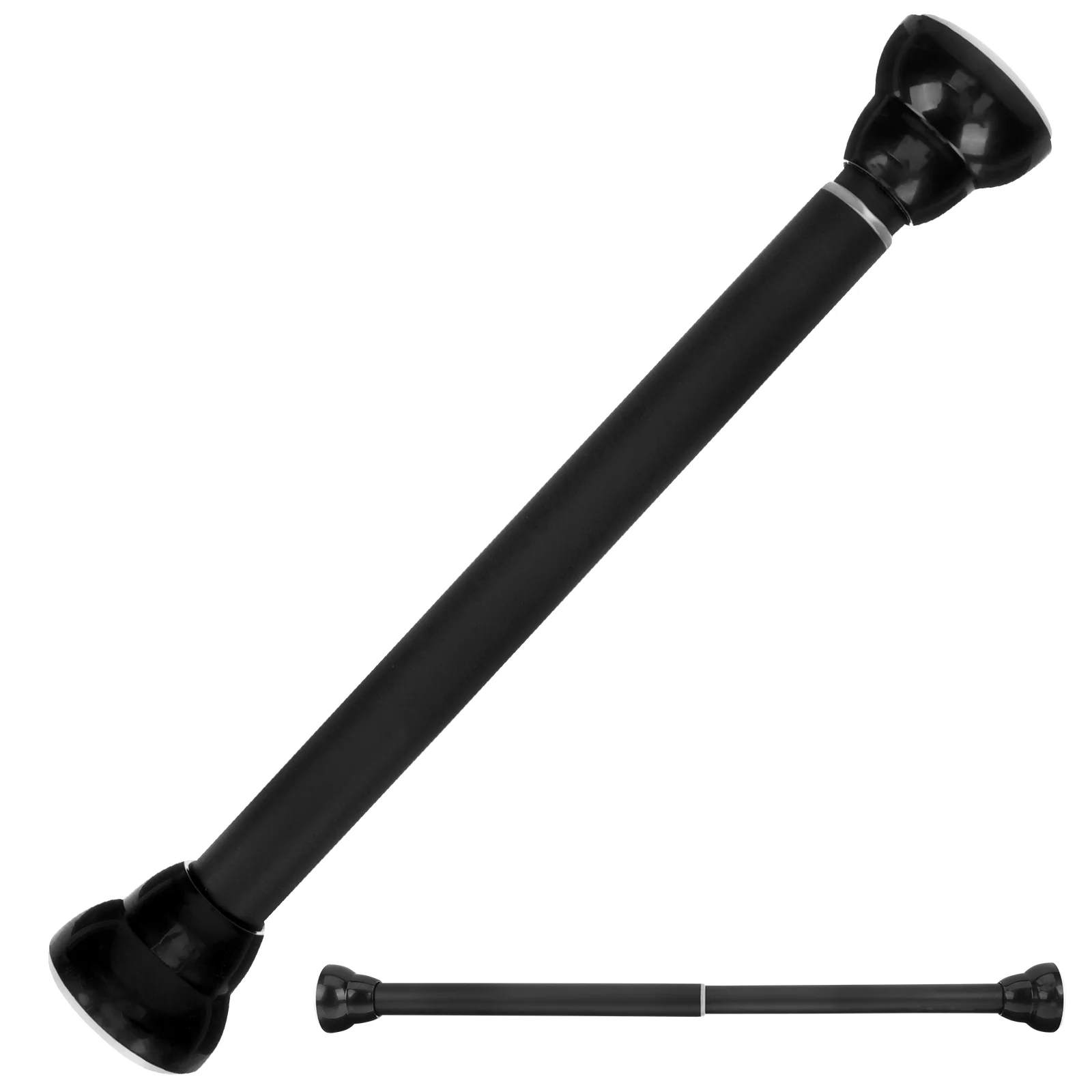 

Perforated Shower Curtain Rod Clothing Hanger Telescopic 78 Hanging Tension Pole Indoor