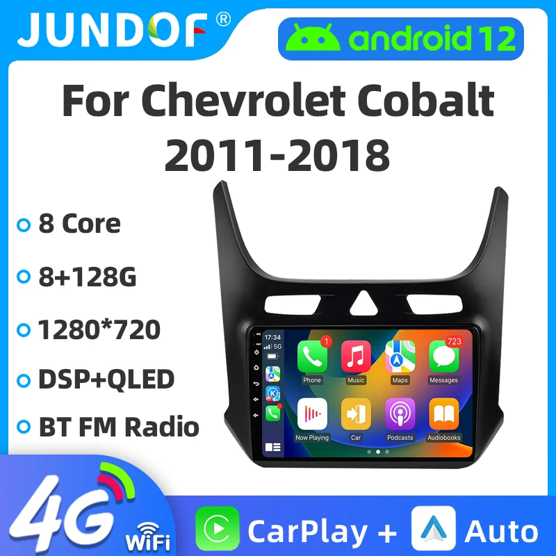 

Jundof Car Radio For Chevrolet Cobalt 2011 2012 2013 2014 2015 2016 2017 2018 2din Android 12 Multimidia Video Player Head Unit