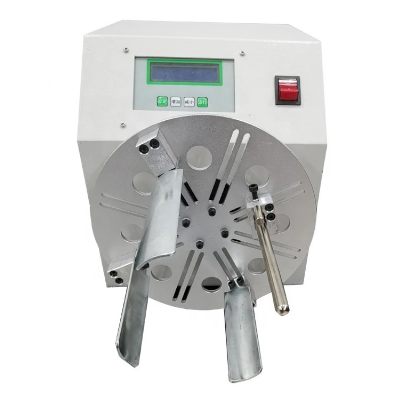 

Semi automatic flat cable coiler machine wire coiling machine for ribbon cable noodle cable