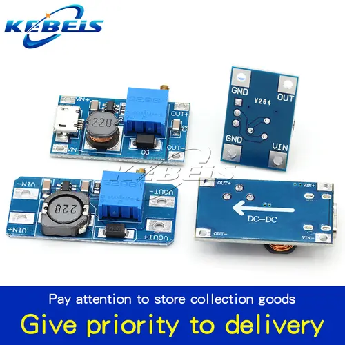 MT3608 DC-DC Adjustable Boost Module 2A Boost Plate Step Up Module TYPE-C MICRO USB 2V-24V to 5V 9V 12V 28V - Image 4