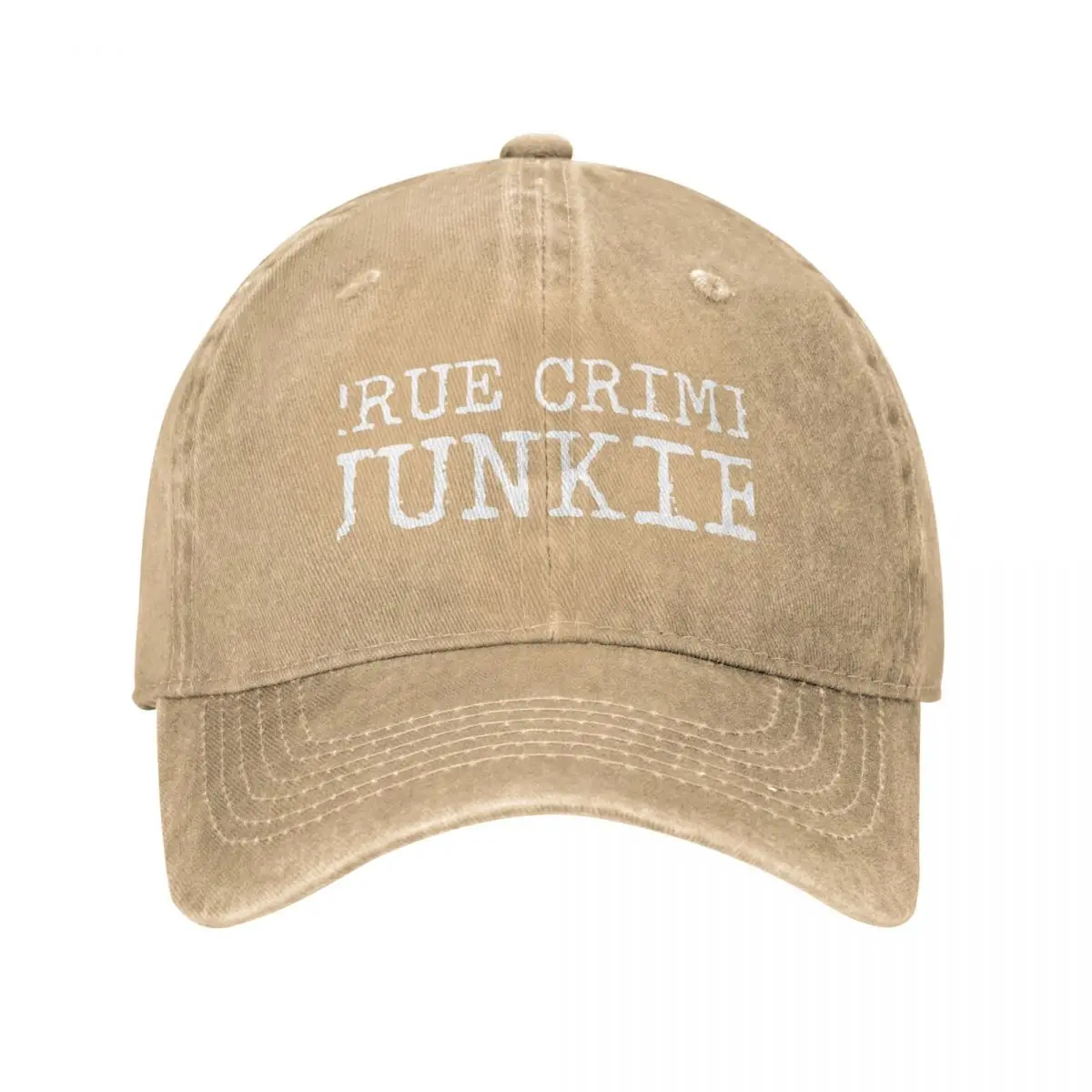 

True Crime Junkie Cowboy Hat Sunscreen snapback cap Men's baseball cap Women's