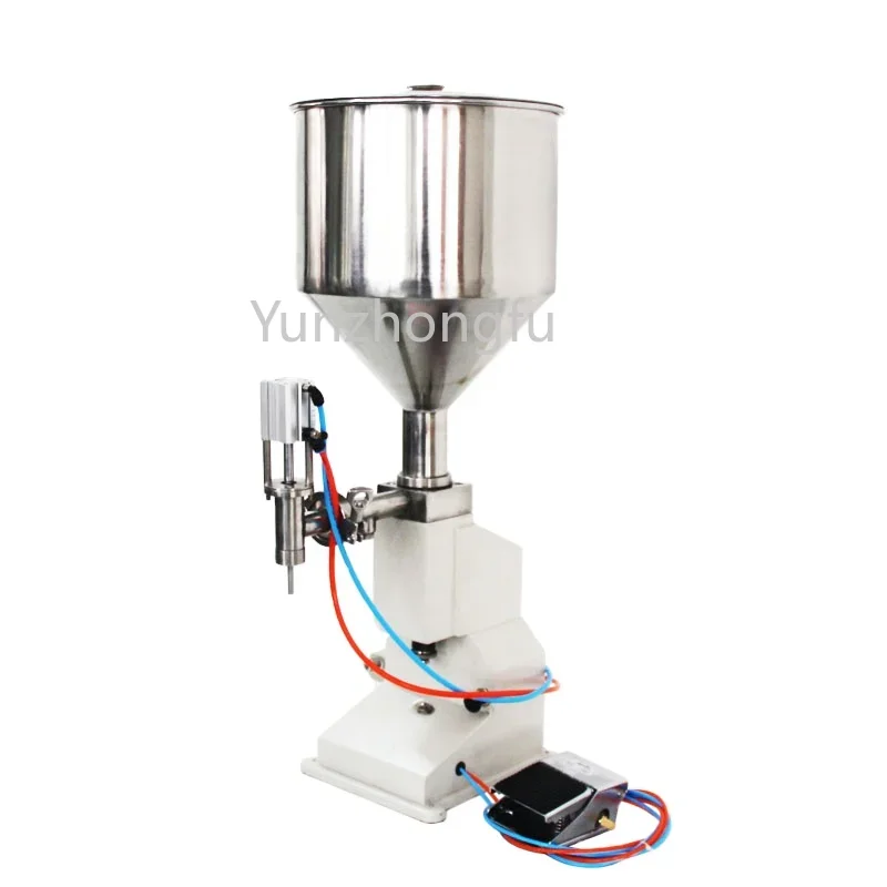 

latest price A02 Pneumatic Liquid Paste Cream Shampoo Cosmetic Filling Machine