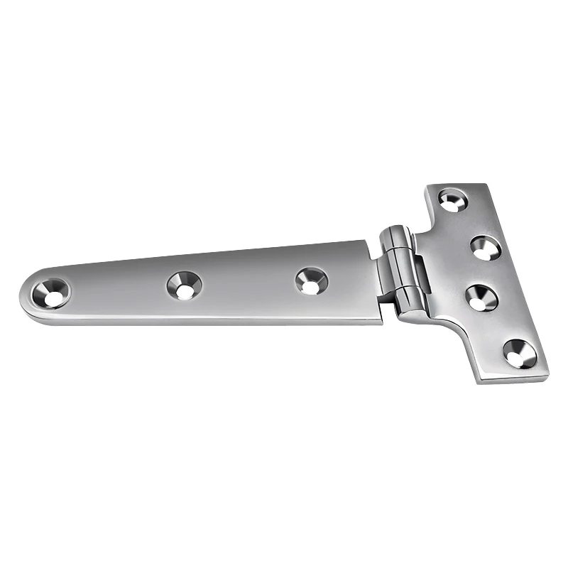 Marine Hardware Stainless Steel Casting Hinge Flat Hinge Cabinet Doors For Windows T-shaped Hinge Cast Strap Deck For Boat Hardware