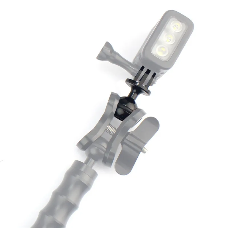 Kugelhalterungsadapter für Gopro Hero 13 12 11 10 DJI Insta360 X4 AKASO SJCAM Sportkamera für RAM-Halterungen, drehbare Kugelkopfhalterung – Detail 14