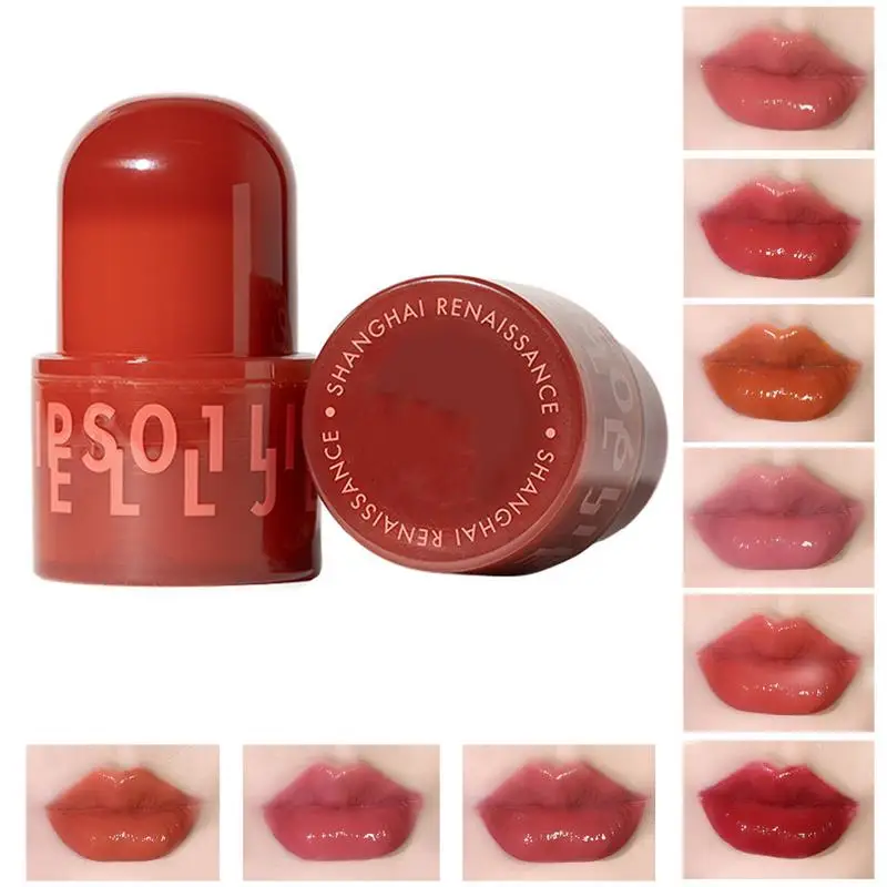 

Желейный блеск для губ для макияжа, водостойкий блеск для губ, натуральный стойкий блеск для губ, инструмент для ухода за красотой