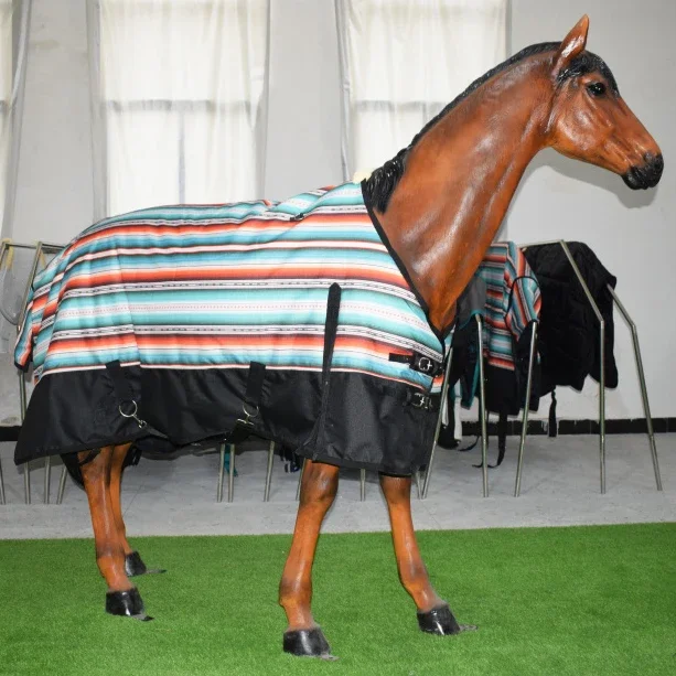 Factory Durable Turnout Horse Blanket Rugs Ripstop Waterproof Horse Equestrian Products