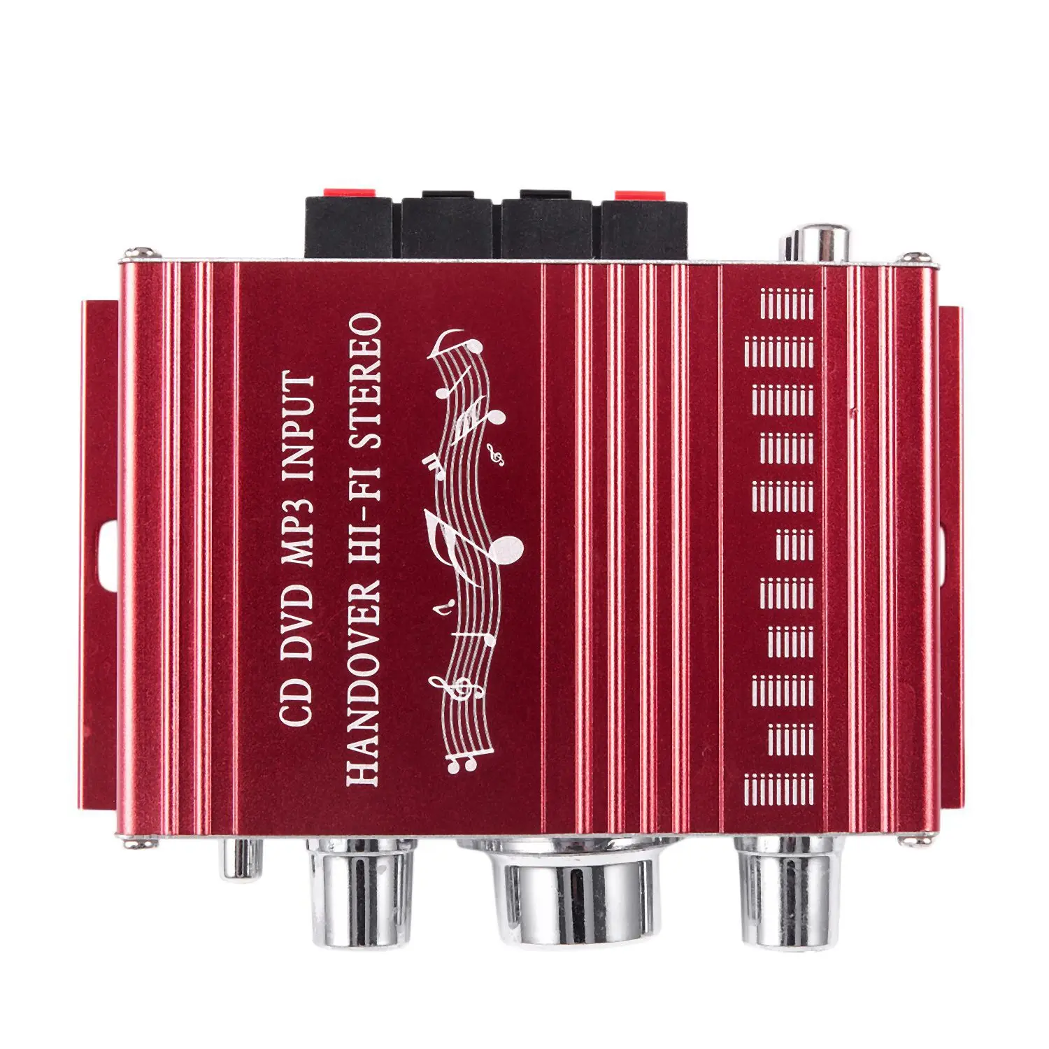 RCA 2CH HiFi Stereo Amplifier Booster MP3 Speaker For Car DVD Mini Moto