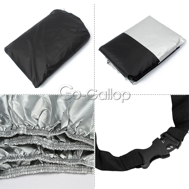 Waterproof Motorcycle Cover Protection For Honda Suzuki Yamaha Kawasaki L Size