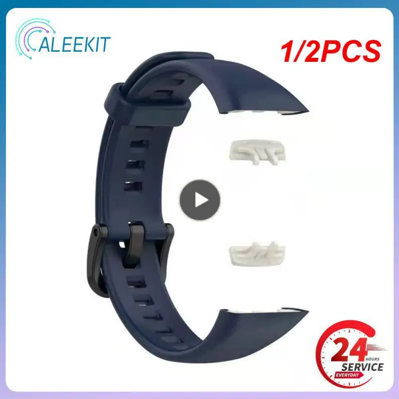 

1/2 шт., силиконовый ремешок для наручных часов Honor Band 6
