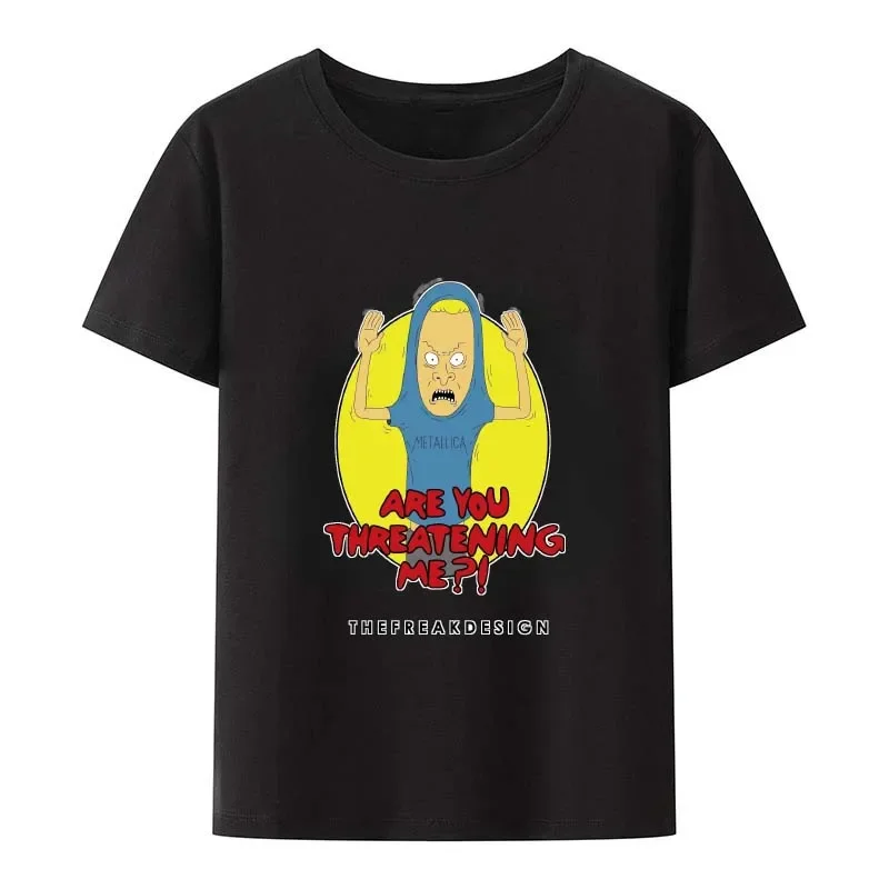 Футболка мужская с забавным аниме Beavis и Butthead Cornholio Gym - I Am The Great, забавная черная футболка из модала, летняя модная футболка