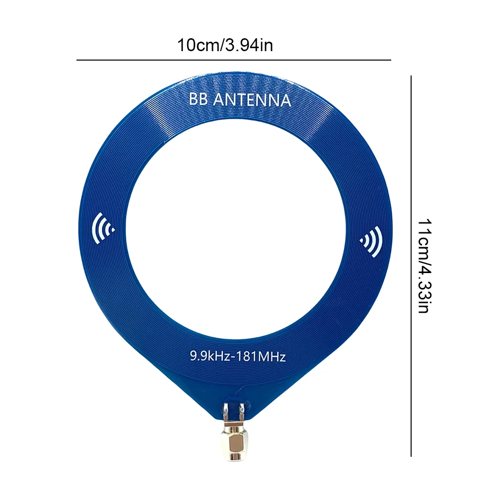 10khz-180mhz Donut MW/SW Antenna with Low Impedance Converter Medium Wave Shortwave Antenna for Ham Radio