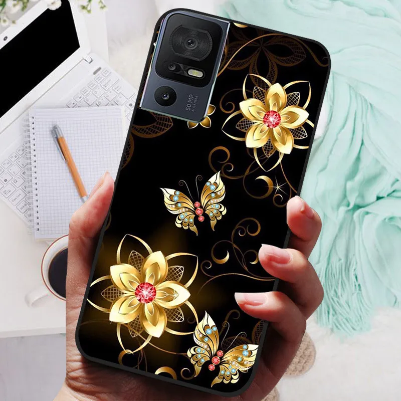 Black Lion and Wolf Silicone Soft Phone Case - Protective Shell