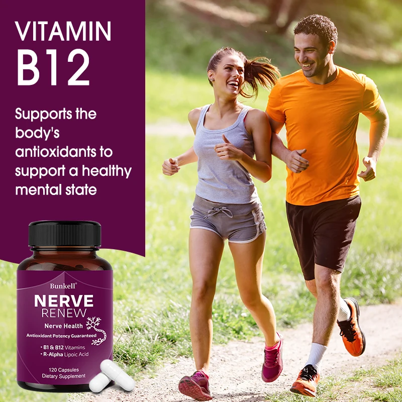 Nerve Support Supplements Supports Healthy Nerve Function Blood Flow Circulation Antioxidant 120 Capsules