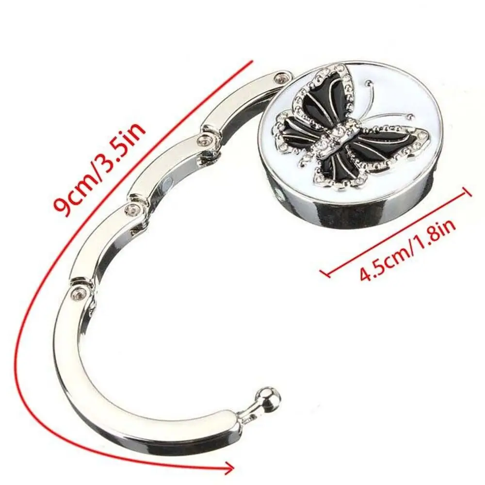 Alloy Portable Folding Purse Hook Bag Holder