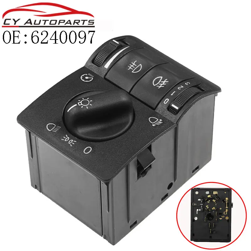 New Car Headlight Fog Lamp Main Light Control Switch For Opel Astra G