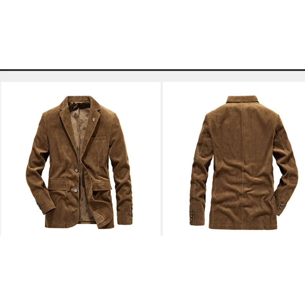 58179 Abito da uomo in tinta unita casual in velluto a coste nuovo primavera e autunno_voghion.com