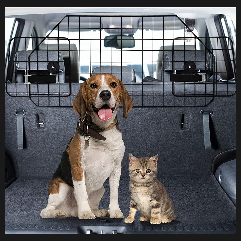 Auto Hund Barrier Net Hinten Sitz Auto Schutz Net Reusable Faltbare Auto  Hund Zaun Universal Auto Pet Isolation Für Hund liefert