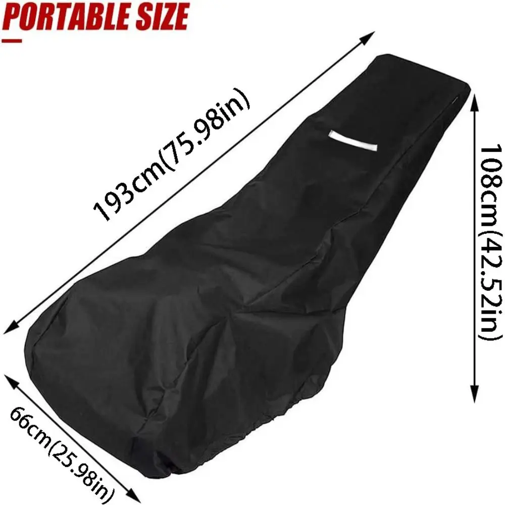 Waterproof Lawn Mower Cover UV Protector Oxford Cloth Garden Mower Cover Universal Size Rainproof Tractor Lawn Mower Cover
