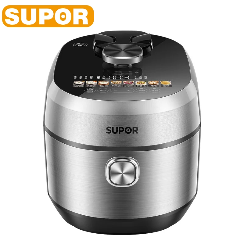 SUPOR 5L Electric Pressure Cooker 112kpa High Pressure IH Rice Cooker IMD Touch Screen Household Kitchen Appliance For Home